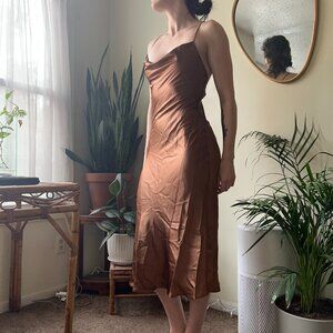 NAP - Silk Copper Dress Medium
